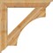 Ekena Millwork Westlake Traditional Rough Sawn Bracket, Western Red Cedar, 6"W x 44"D x 44"H BKT06X44X44WTL01RWR - alternate 2